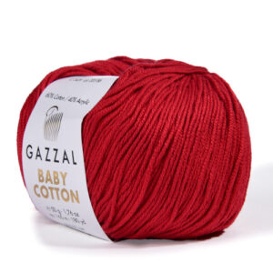 Купить пряжу GAZZAL Baby Cotton цвет 3439 производства фабрики GAZZAL