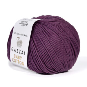 Купить пряжу GAZZAL Baby Cotton цвет 3441 производства фабрики GAZZAL