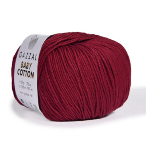Купить пряжу GAZZAL Baby Cotton цвет 3442 производства фабрики GAZZAL