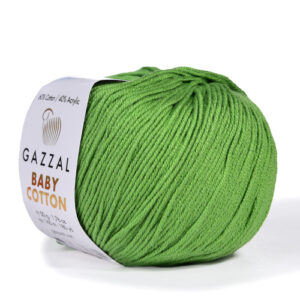 Купить пряжу GAZZAL Baby Cotton цвет 3448 производства фабрики GAZZAL