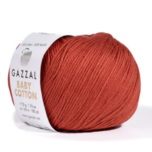 Купить пряжу GAZZAL Baby Cotton цвет 3453 производства фабрики GAZZAL