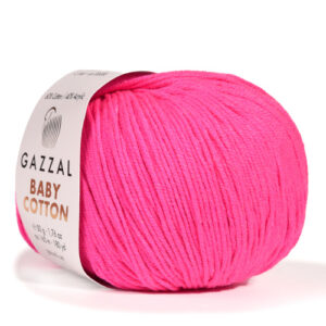 Купить пряжу GAZZAL Baby Cotton цвет 3461 производства фабрики GAZZAL