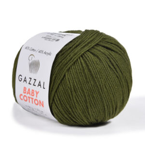 Купить пряжу GAZZAL Baby Cotton цвет 3463 производства фабрики GAZZAL