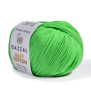 Купить пряжу GAZZAL Baby Cotton цвет 3466 производства фабрики GAZZAL