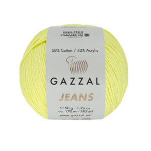Купить пряжу GAZZAL Jeans цвет 1102 производства фабрики GAZZAL