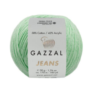 Купить пряжу GAZZAL Jeans цвет 1154 производства фабрики GAZZAL