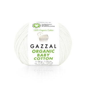 Купить пряжу GAZZAL Organic Baby Cotton цвет 415 производства фабрики GAZZAL