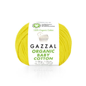 Купить пряжу GAZZAL Organic Baby Cotton цвет 420 производства фабрики GAZZAL