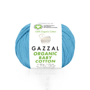 Купить пряжу GAZZAL Organic Baby Cotton цвет 424 производства фабрики GAZZAL