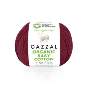 Купить пряжу GAZZAL Organic Baby Cotton цвет 429 производства фабрики GAZZAL