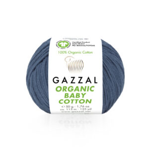 Купить пряжу GAZZAL Organic Baby Cotton цвет 434 производства фабрики GAZZAL