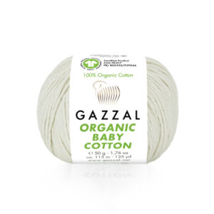 Купить пряжу GAZZAL Organic Baby Cotton цвет 436 производства фабрики GAZZAL