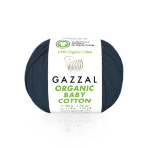 Купить пряжу GAZZAL Organic Baby Cotton цвет 437 производства фабрики GAZZAL