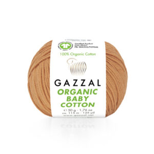 Купить пряжу GAZZAL Organic Baby Cotton цвет 438 производства фабрики GAZZAL