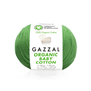 Купить пряжу GAZZAL Organic Baby Cotton цвет 440 производства фабрики GAZZAL