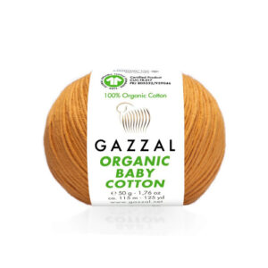 Купить пряжу GAZZAL Organic Baby Cotton цвет 443 производства фабрики GAZZAL