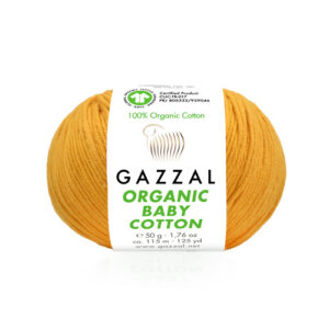 Купить пряжу GAZZAL Organic Baby Cotton цвет 447 производства фабрики GAZZAL