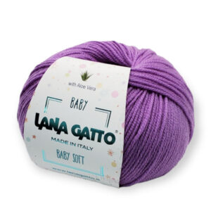 Купить пряжу LANA GATTO BABY SOFT цвет 8439 производства фабрики LANA GATTO