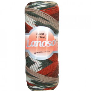 Купить пряжу LANOSO BONITO ETHNIC цвет 1203 производства фабрики LANOSO