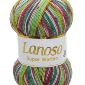 Купить пряжу LANOSO SUPER MERINO цвет 600 производства фабрики LANOSO