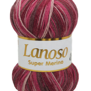 Купить пряжу LANOSO SUPER MERINO цвет 606 производства фабрики LANOSO