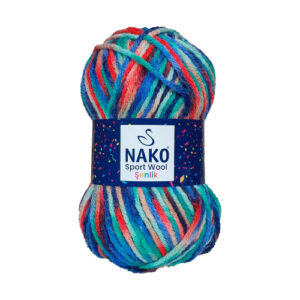 Купить пряжу NAKO SPORT WOOL SENLIK цвет 87734 производства фабрики NAKO