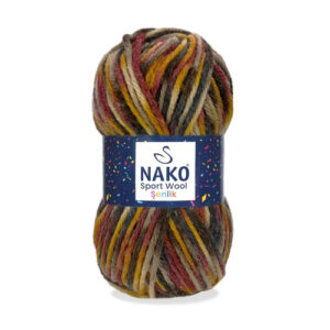 Купить пряжу NAKO SPORT WOOL SENLIK цвет 87735 производства фабрики NAKO