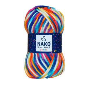 Купить пряжу NAKO SPORT WOOL SENLIK цвет 87737 производства фабрики NAKO