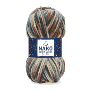 Купить пряжу NAKO SPORT WOOL SENLIK цвет 87738 производства фабрики NAKO