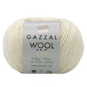 Купить пряжу GAZZAL Wool 115 цвет Wool 115 (3300) производства фабрики GAZZAL