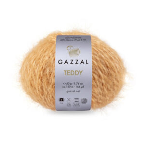 Купить пряжу GAZZAL Teddy цвет 6539 производства фабрики GAZZAL