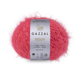 Купить пряжу GAZZAL Teddy цвет 6542 производства фабрики GAZZAL