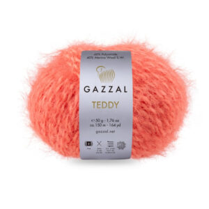 Купить пряжу GAZZAL Teddy цвет 6543 производства фабрики GAZZAL