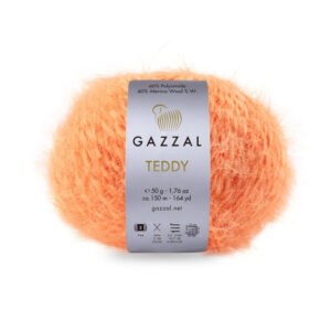 Купить пряжу GAZZAL Teddy цвет 6544 производства фабрики GAZZAL