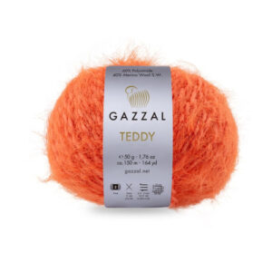 Купить пряжу GAZZAL Teddy цвет 6545 производства фабрики GAZZAL