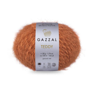 Купить пряжу GAZZAL Teddy цвет 6546 производства фабрики GAZZAL