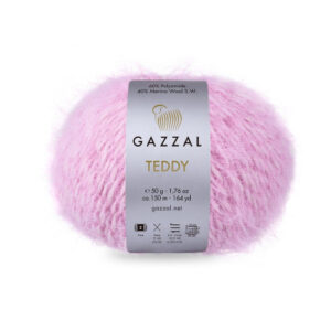 Купить пряжу GAZZAL Teddy цвет 6547 производства фабрики GAZZAL