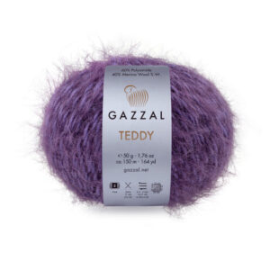 Купить пряжу GAZZAL Teddy цвет 6551 производства фабрики GAZZAL