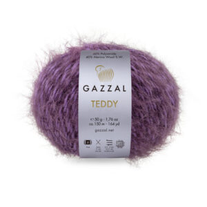 Купить пряжу GAZZAL Teddy цвет 6552 производства фабрики GAZZAL