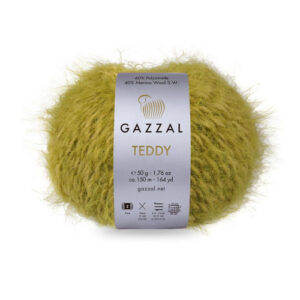 Купить пряжу GAZZAL Teddy цвет 6556 производства фабрики GAZZAL