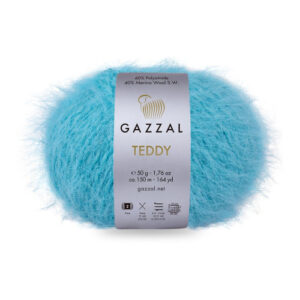 Купить пряжу GAZZAL Teddy цвет 6557 производства фабрики GAZZAL