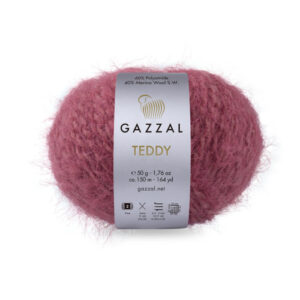Купить пряжу GAZZAL Teddy цвет 6549 производства фабрики GAZZAL