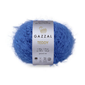 Купить пряжу GAZZAL Teddy цвет 6563 производства фабрики GAZZAL