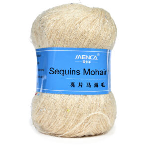 Купить пряжу Menca Sequins Mohair Yarn цвет 04 производства фабрики Menca