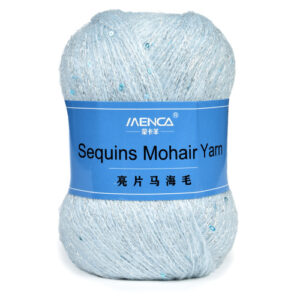 Купить пряжу Menca Sequins Mohair Yarn цвет 08 производства фабрики Menca