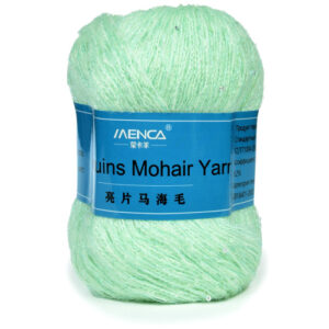 Купить пряжу Menca Sequins Mohair Yarn цвет 09 производства фабрики Menca