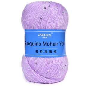 Купить пряжу Menca Sequins Mohair Yarn цвет 11 производства фабрики Menca