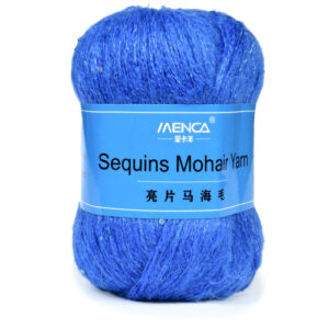 Купить пряжу Menca Sequins Mohair Yarn цвет 13 производства фабрики Menca