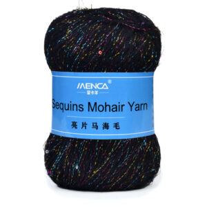 Купить пряжу Menca Sequins Mohair Yarn цвет 18 производства фабрики Menca