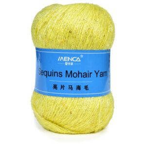 Купить пряжу Menca Sequins Mohair Yarn цвет 22 производства фабрики Menca